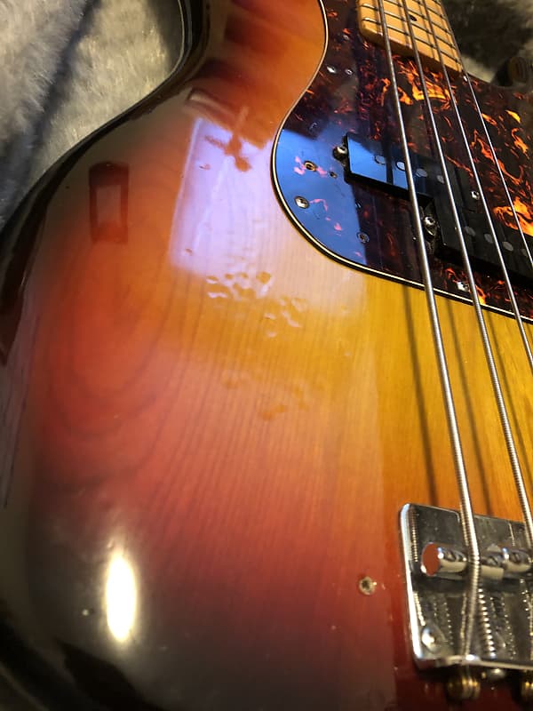 Yamaha Pulser Bass 600 PB600 1980, All-Original, 3 Tone Sunburst