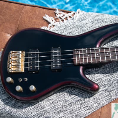 Classic 1987 Ibanez RB835 Roadstar II Series Bass - Rare Dark Wine - Made in Japan - Pro Set Up mw Perfect Frets/Action/Intonation! image 7