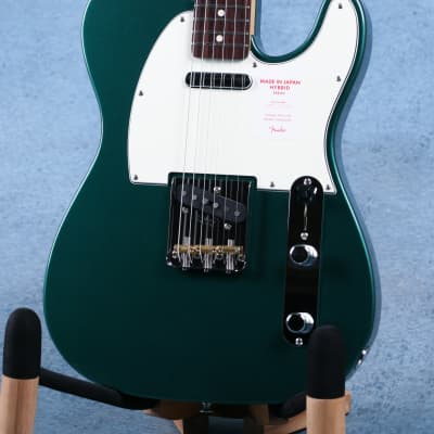 Fender Made In Japan Hybrid 60s Telecaster Sherwood Green Metallic Electric Guitar - JD21002880 image 7