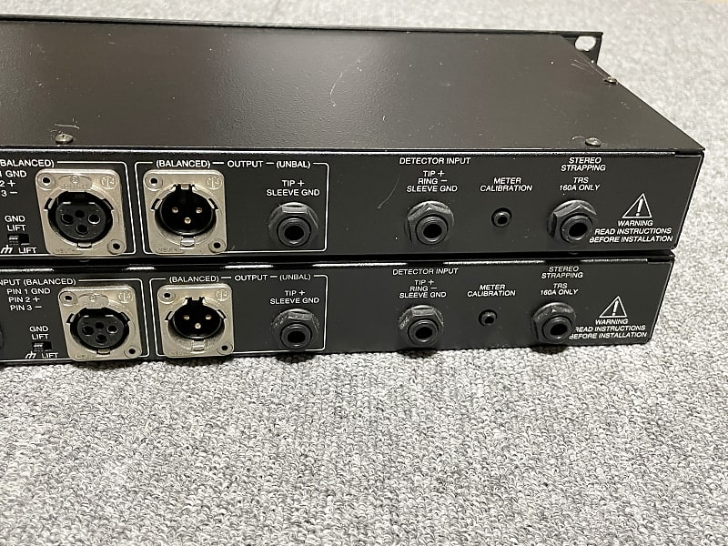 dbx 160A Compressor / Limiter Pair / Made in USA | Reverb