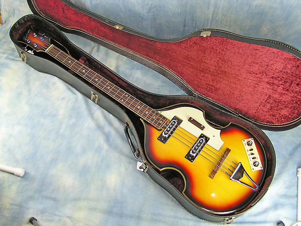 Vintage 1960 s Univox Lectra Violin Bass