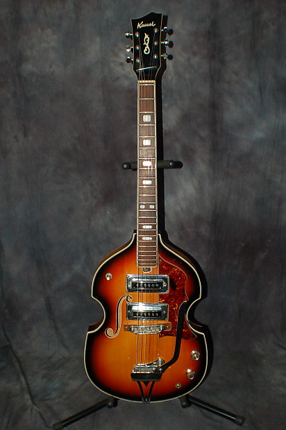 1968 Kawai Violin Guitar by Teisco Pro Setup All Original with