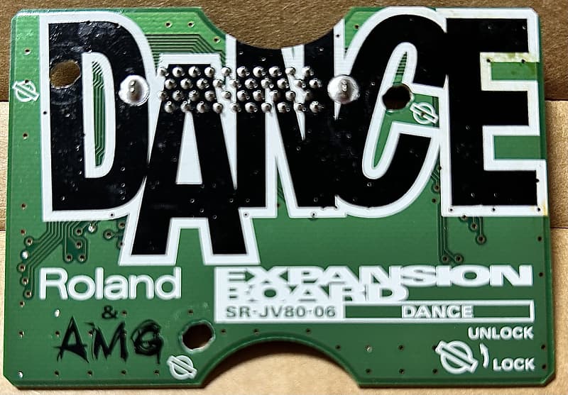 Roland SR-JV80-06 Dance Expansion Board 1990s - Green | Reverb