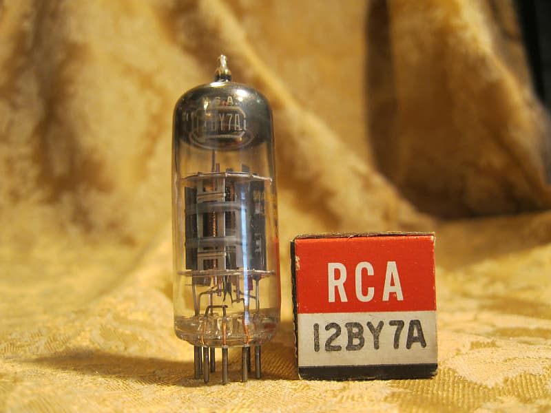 Vintage NOS NIB RCA 12BY7A 12bv7 Vacuum Tube Gray Plate Bitmatic Tested 1963 image 1