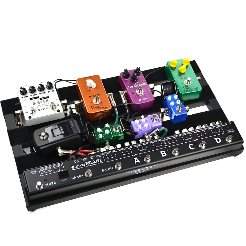 JOYO PXL4 ＆ PXL8 　2個セット Amazon.com: JOYO PXL-PRO Foot Pedal Controller Dual 4