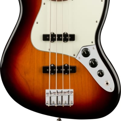 Fender Player Jazz Bass Guitar, Pau Ferro Fretboard, 3-Color Sunburst image 1