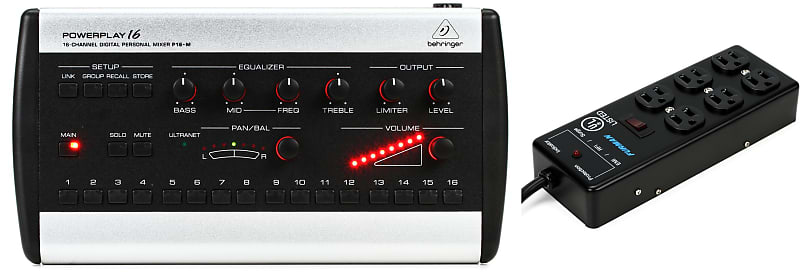 ベリンガー　キューボックス　POWERPLAY16 MODEL16-M P16-M POWERPLAY - 製品一覧 - ベリンガー公式ホームページ