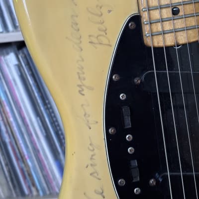 Fender Mustang Guitar with Maple Fretboard 1975 - 1978 - Blonde image 6