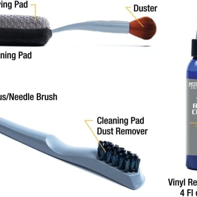 MusicNomad 6 in 1 Next Level Vinyl Record Cleaning and Care Kit image 2