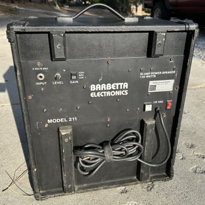 Barbetta Electronics 211 Keyboard Amplifier ~ Vintage 1980s image 2