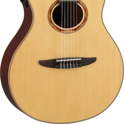 Yamaha NTX3 NX Series Nylon-String Acoustic-Electric Guitar, Natural w/Soft Case image 2
