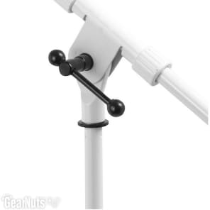 On-Stage MS7801W Tripod Boom Microphone Stand - White image 2