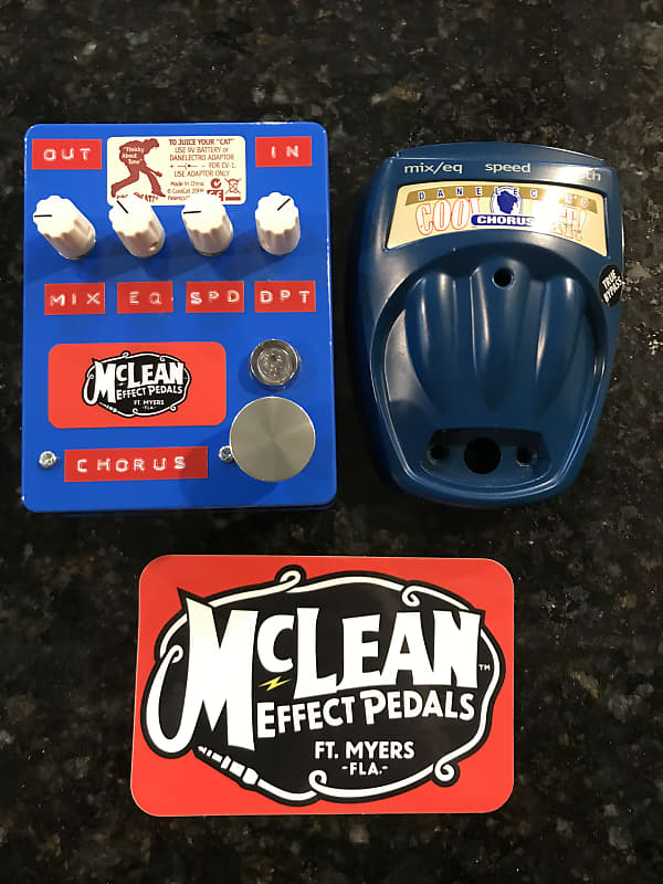 Danelectro Cool Cat Chorus Rehousing Service (by McLean Effect Pedals) image 1