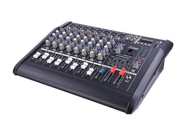 Seismic Audio LandSlide-8P 8 Channel DSP Professional Powered Mixer