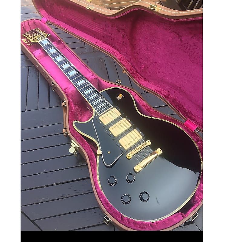 Gibson Custom Shop Historic '57 Les Paul Custom Black Beauty Reissue Left lefthand lefty image 1