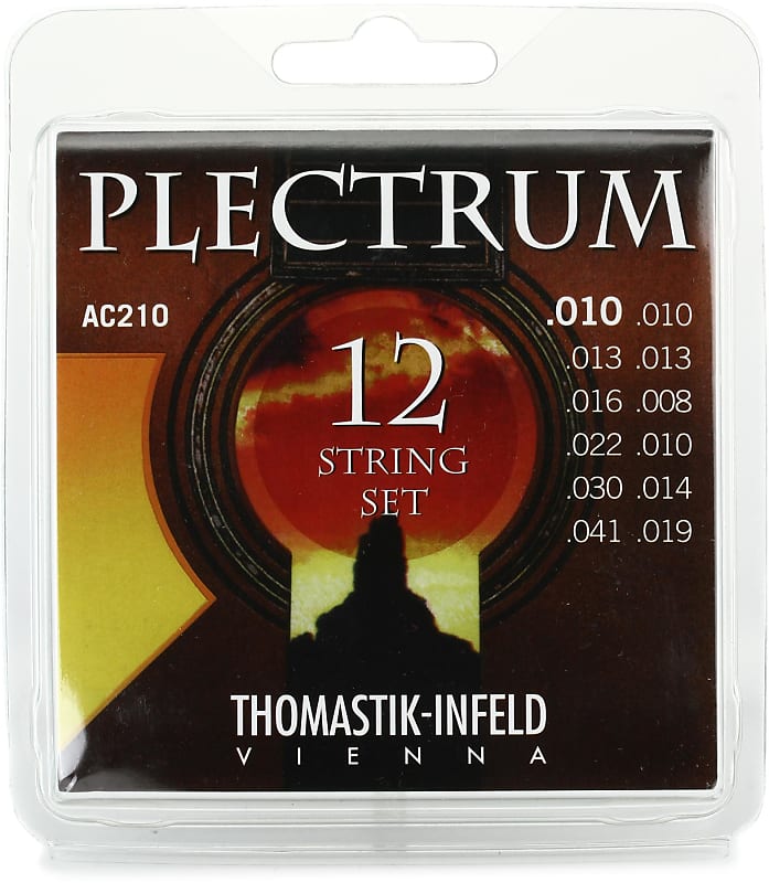 Thomastik-Infeld AC210 Plectrum Acoustic Guitar Strings - .010-.041 Extra Light 12-string image 1