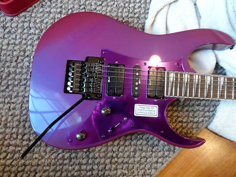 Ibanez RG550  1993年製 1993 Ibanez RG550 HSH Purple Neon 100% Original w/ Lo-Pro