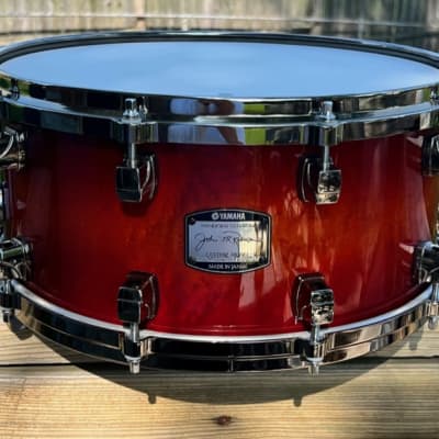 Yamaha John JR Robinson 6.5x14 Signature Snare Drum Amber Sunburst image 1