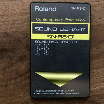 Roland SN-R8-01 Contemporary Percussion Card for R8 / R8 mk II / R8M
