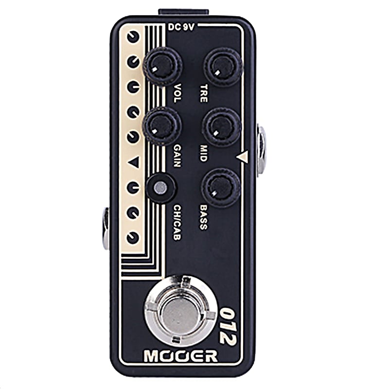 Mooer Micro Preamp 012 US Gold 100 Guitar Effects Pedal Based on FriedMan Brown Eye 100 image 1