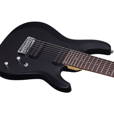 Schecter C-8 Deluxe 8-String Electric Guitar - Satin Black image 4