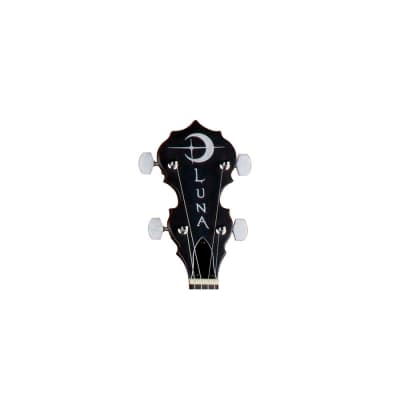 Luna Guitars 5-String Celtic Banjo w/ Laser Etched Trinity image 2