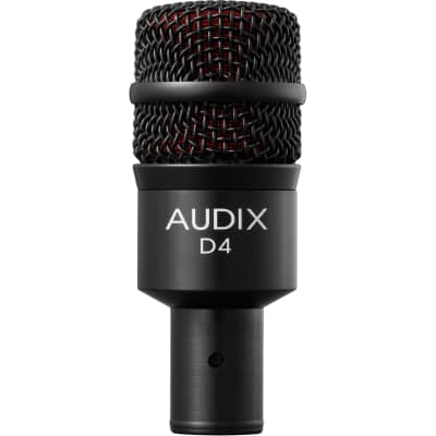 Audix D4 Hyper-Cardioid Dynamic Instrument Microphone image 1