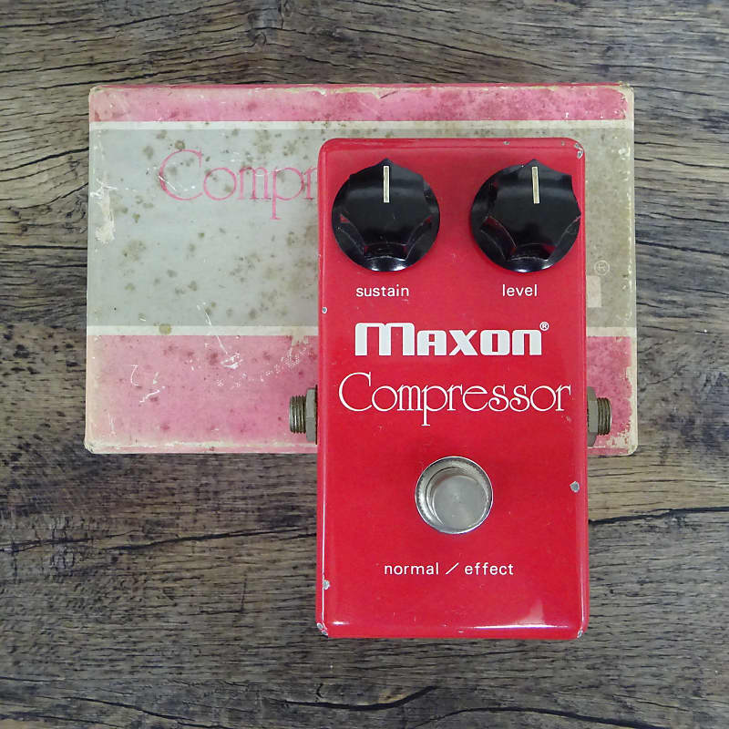 Maxon Compressor CP101 w/ Original Box Made In Japan MIJ Vintage 1st  Version No LED Battery Only