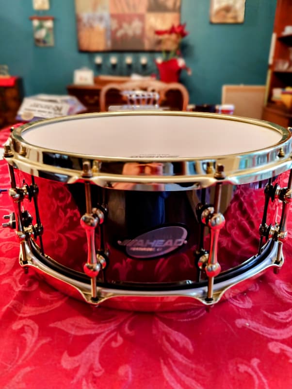 Ahead 14X6 Bell Brass Snare Drum with brass hardware Reverb