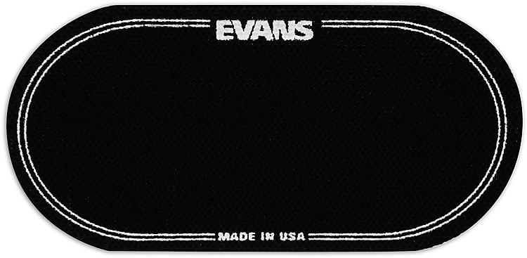 Evans PB2 Double Bass Drum Patch (pair) - Black Nylon image 1