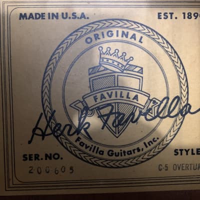 Favilla C-5 Classical 1960's image 8