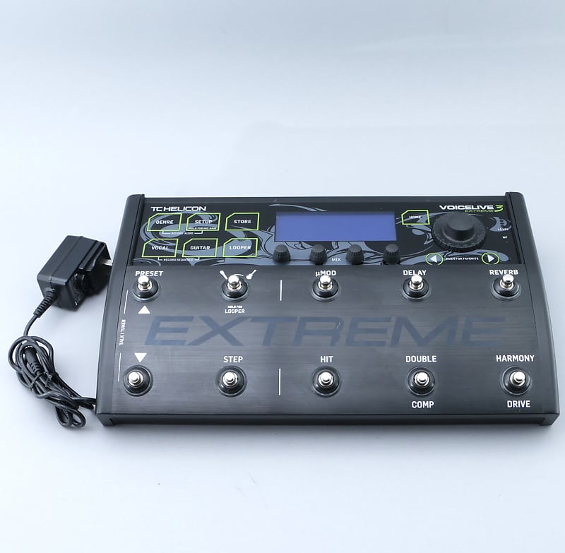 TC Helicon Voicelive 3 Extreme Vocal Effects Pedal P23525 Reverb