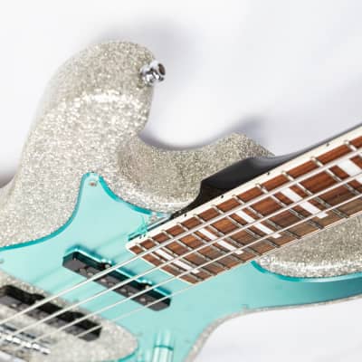 ESP Edwards 2019 E-AK Silver Sparkle Aki Signature Bass MINT US Seller Made In Japan MIJ image 7