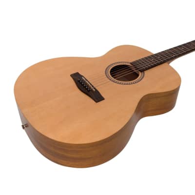 Martinez Small Body Acoustic Guitar Left Handed MF-25L-NST image 4