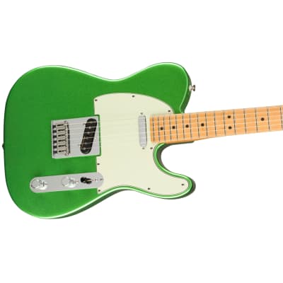 Fender Player Plus Telecaster Guitar Maple Fingerboard - Cosmic Jade image 2