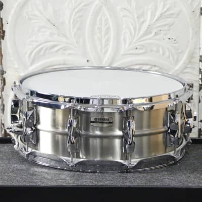 Yamaha Recording Custom Stainless Steel Snare Drum 14X5.5in image 1