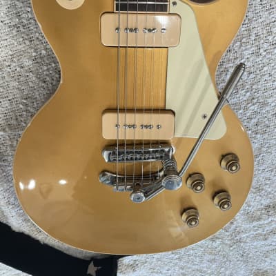 Gibson Les Paul Standard '50s P-90 2014 - Gold Top - Bigsby image 4
