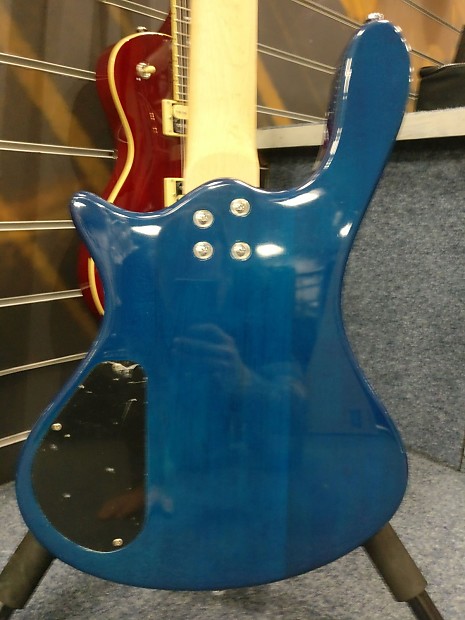 Washburn Taurus T14Q - Used, Transparent Turquoise Blue | Reverb