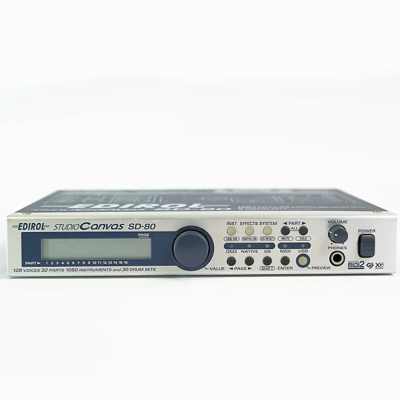 Edirol SD-80 Multitimbral Sound Generator (Roland XV)