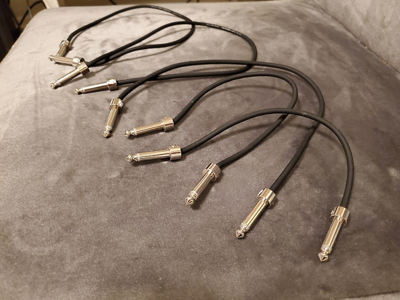Free The Tone Solderless Patch Cables Silver | Reverb