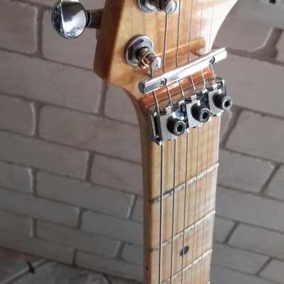 Fender License Parts Guitar.  Fender / Charvel , Strat 1990's Purple Front / Blue Back image 5