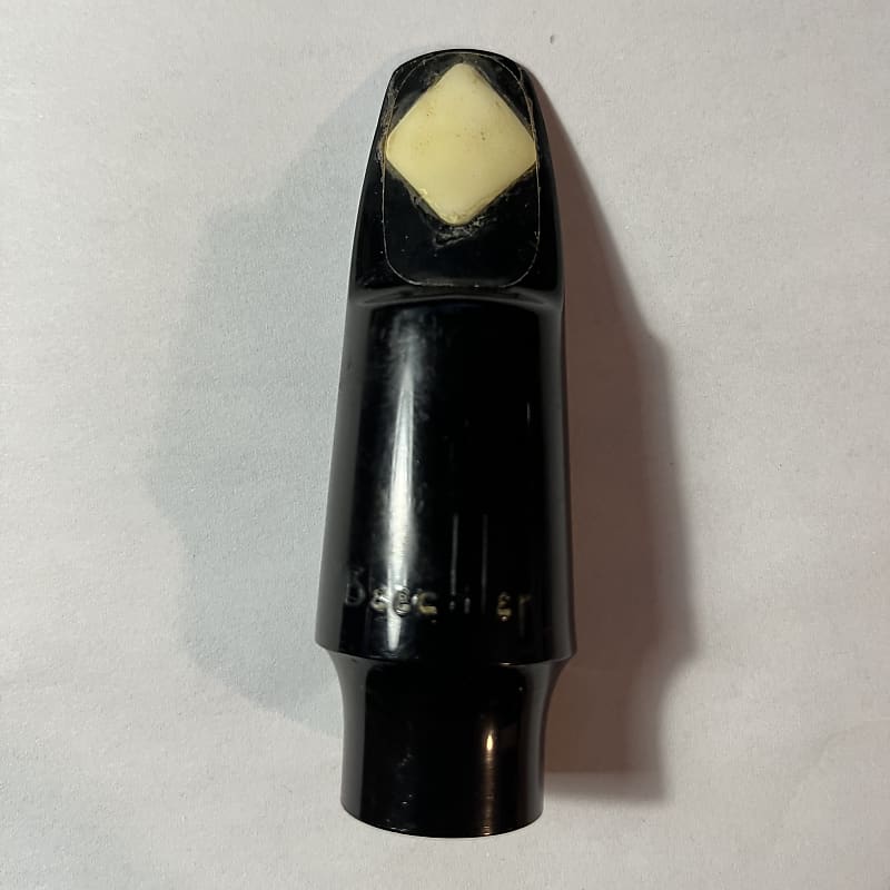 Beechler Diamond Inlay Alto Mouthpiece M3S 1970 s Hard Rubber