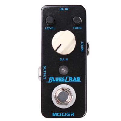 Mooer Blues Crab Classic Blues Overdrive MICRO Guitar Effect Pedal True Bypass NEW