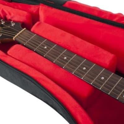 Gator GT-ACOUSTIC-BLK Transit Acoustic Guitar Bag Charcoal image 7