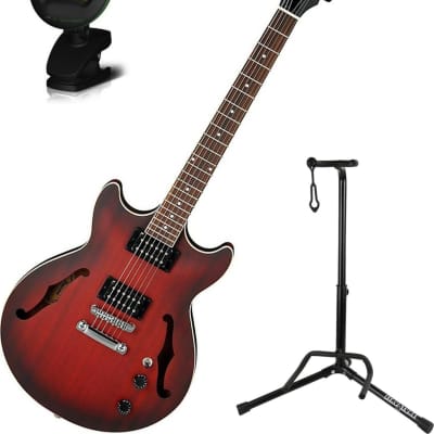 Ibanez AM53 Semi-Hollow Electric Guitar Bundle image 2