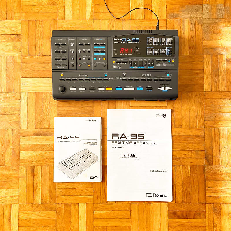 Roland RA-95 Realtime Arranger Synthesizer Sound Module with original manuals and original power supply! image 1