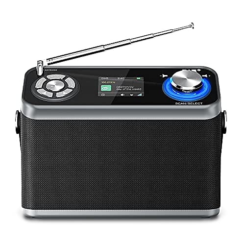 Portable Digital Dab Radio – Radio Dab+ & FM Colour LCD | Reverb