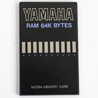 鍵盤楽器 YAMAHA MCD64 MEMORY CARD - RAM 64K BYTES Yamaha Ram 64k Bytes MCD64 Memory Card | Reverb
