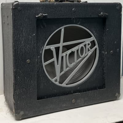 1940’s RCA Victor 16 MM Film Projector Conversion to Musical Instrument Speaker Cabinet Black Tolex REDUCED PRICE! for sale