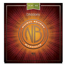 D'Addario NBM11541 Nickel Bronze Mandolin Strings - Medium Heavy (11.5-41) image 1